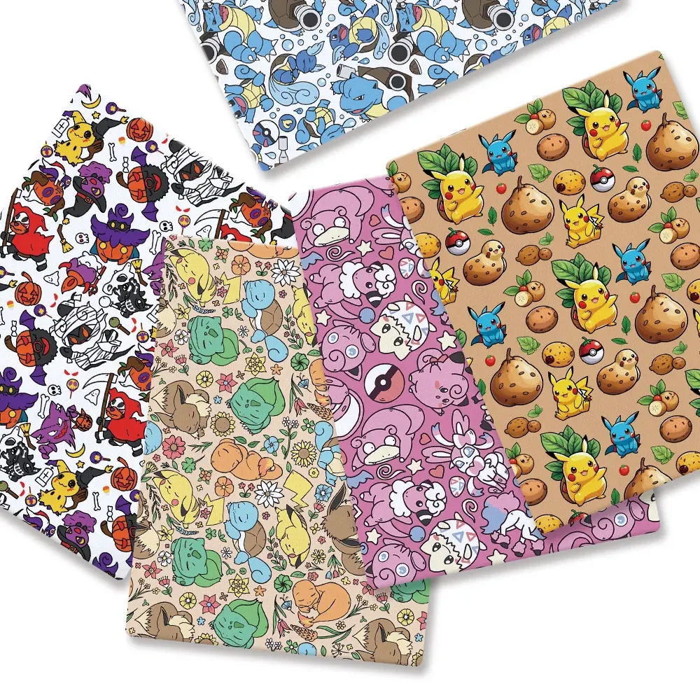 Baby Products 2 Years - Pokemon Cartoon Fabric140*50cm Handmade Sewing Patchwork