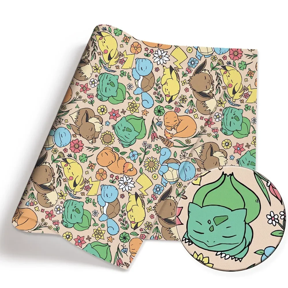 Pokemon Cartoon Fabric140*50cm - огляд і ціна Baby Products 2 Years