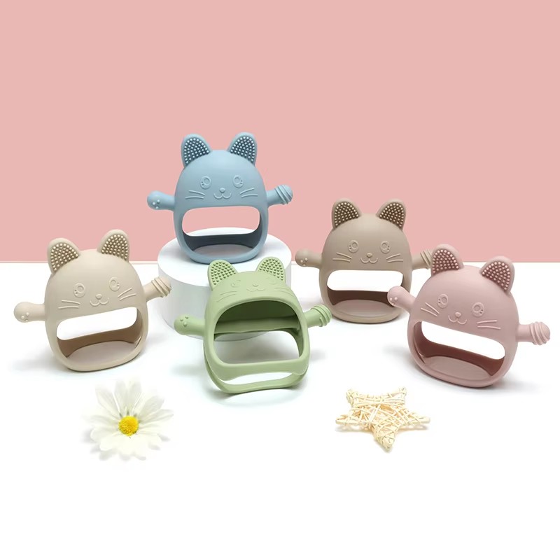 1PC Baby Silicone Teethers Glo - огляд і ціна Teething Mitten Baby