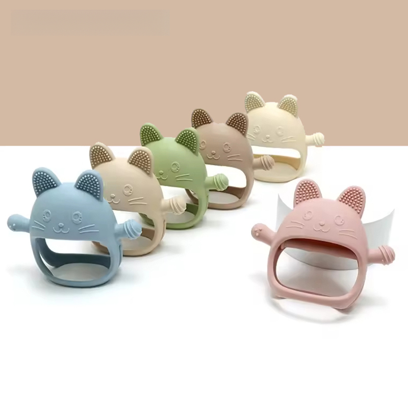 1PC Baby Silicone Teethers Glo - огляд і ціна Teething Mitten Baby