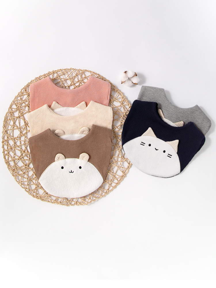2pcs baby bib kitten teddy bea - огляд і ціна Baby Products Dropshipping